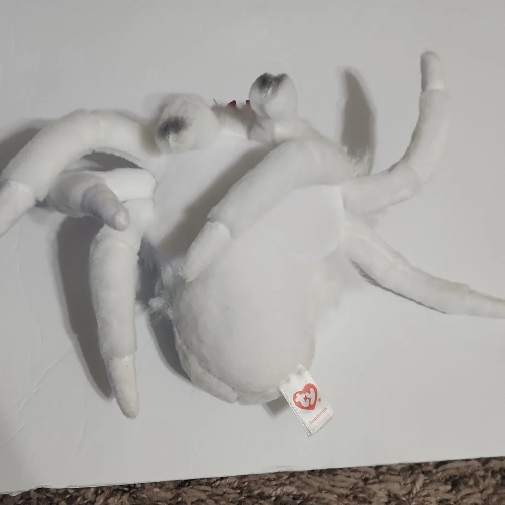 Ty Beanie Boo White Spider Spinderella 4/$20
